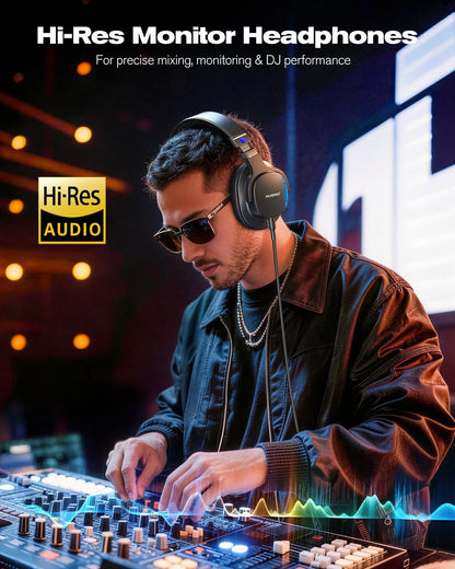 NUBWO Studio Headphones Wired