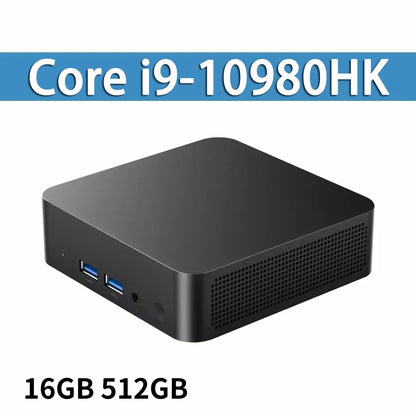 MINI PC Intel Core i9 10980HK Windows 11 Pro 16GB 32GB RAM 2TB SSD WIFI6 BT5.2 4K HD Mini Gaming Office Study Desktop Computer
