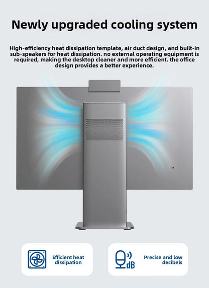 High End Ultra Intel I7 Cpu Thin All in One Computer PC Home Office Game Desktop Computer Full Set for Commercial and Home Use