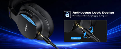 NUBWO Studio Headphones Wired