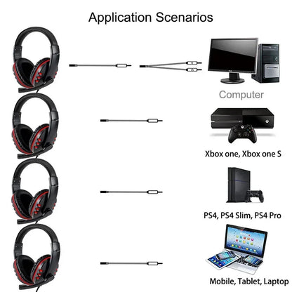 3.5mm Wired Gaming Headphones