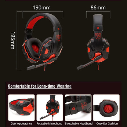 Gaming Headphones 3.5MM Wired PC
