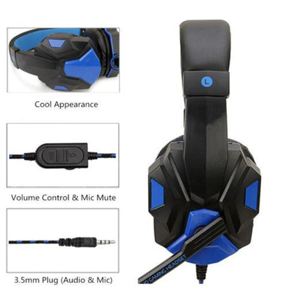 Gaming Headphones 3.5MM Wired PC