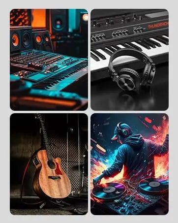 Studio Headphones DJ Headphones