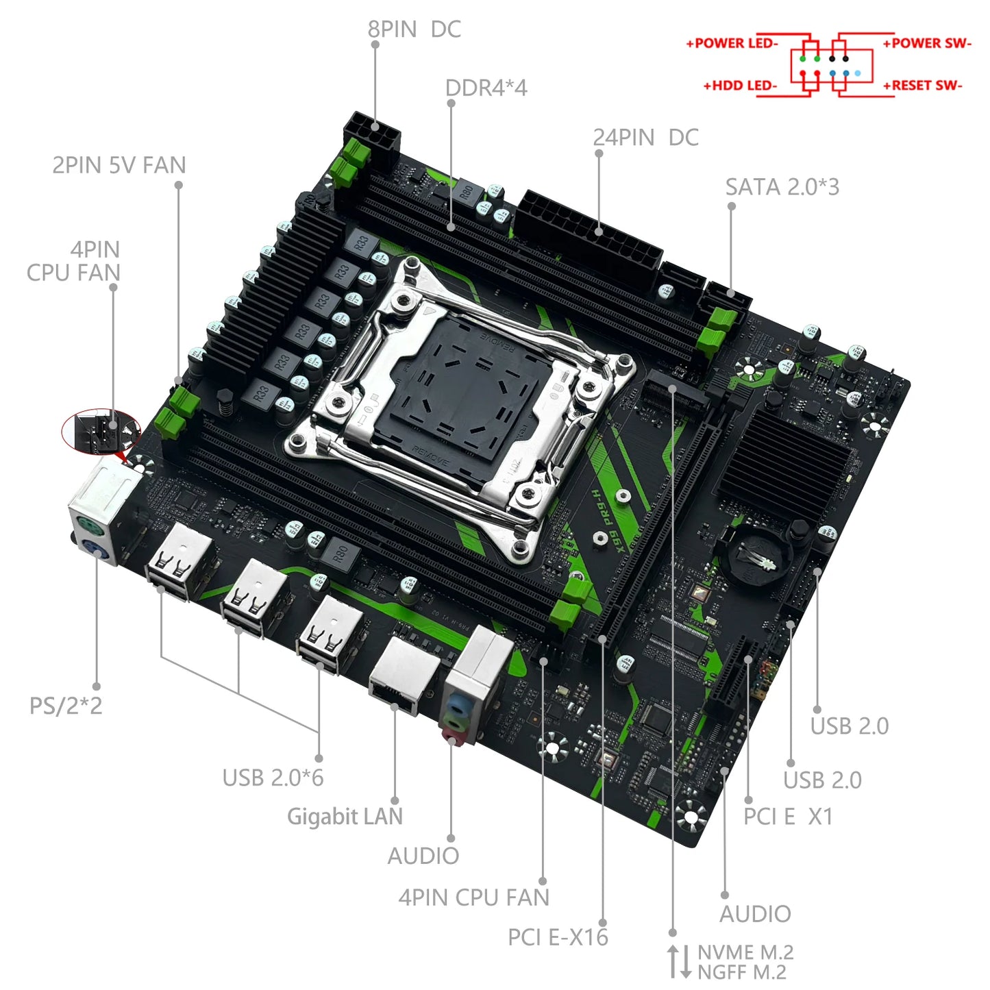 MACHINIST X99 Motherboard Kit Setup