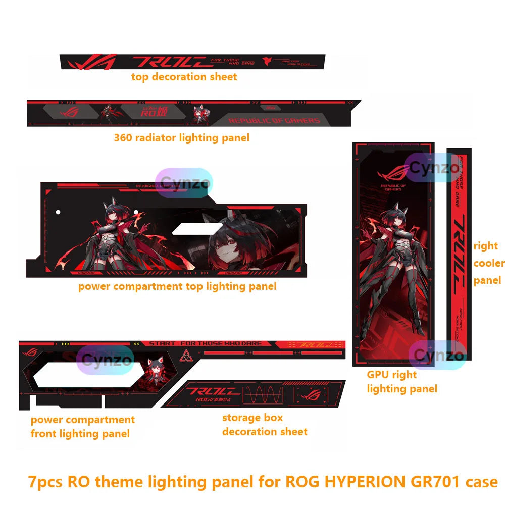 ROG HYPERION GR701 Chassis ARGB Lighting Panel Kit