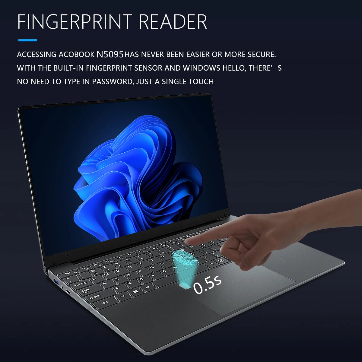 Intel Celeron 11TH N5095 15.6inch Laptop