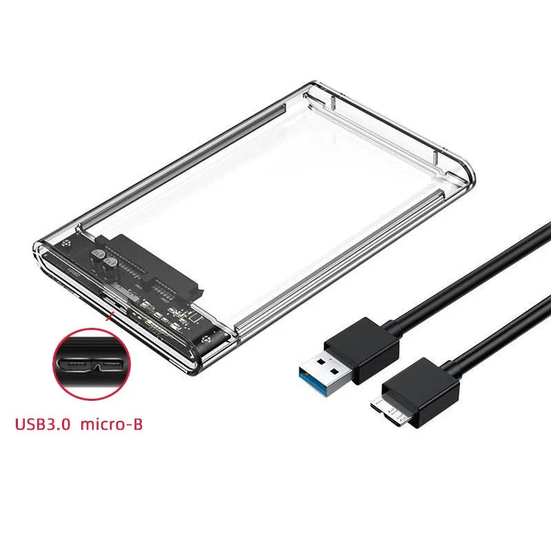 USB 3.0/Type C to SATA III Hard Disk Case for 2.5