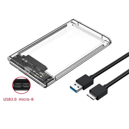 USB 3.0/Type C to SATA III Hard Disk Case for 2.5