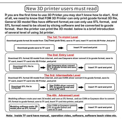 EasyThreed 3D Printer  Entry Level