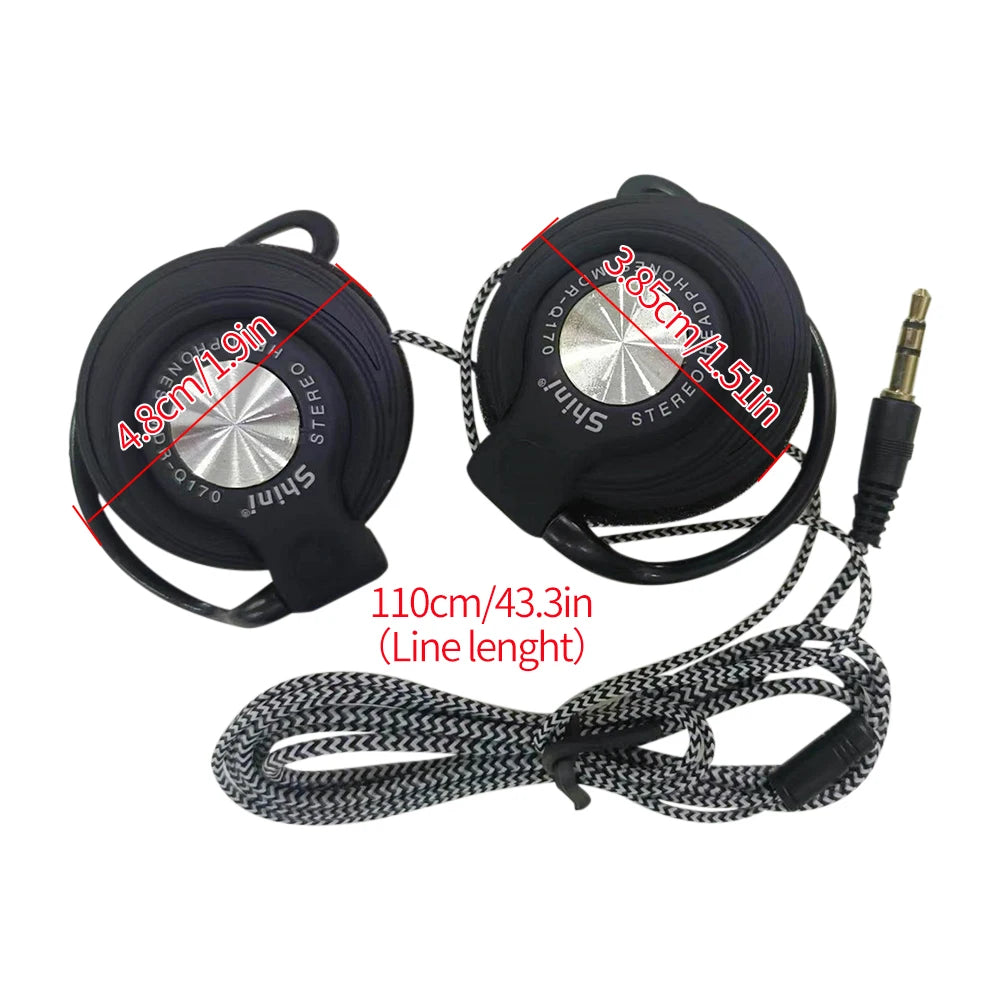 3.5mm Wired Headphones HIFI Studio Monitor