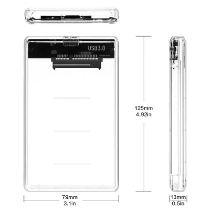 USB 3.0/Type C to SATA III Hard Disk Case for 2.5