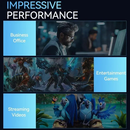 Intel i9-10980HK Strong Performance Mini PC 32GB Large RAM 1TB Fast SSD Win11 Pro 4K Gaming Office Household Computer