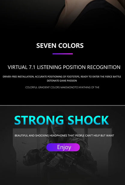 Gaming Headphones For PC/PS4/PS5