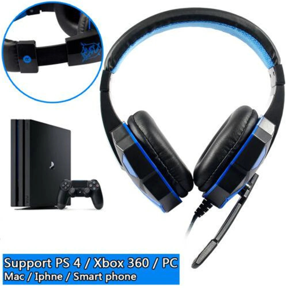 Gaming Headphones 3.5MM Wired PC