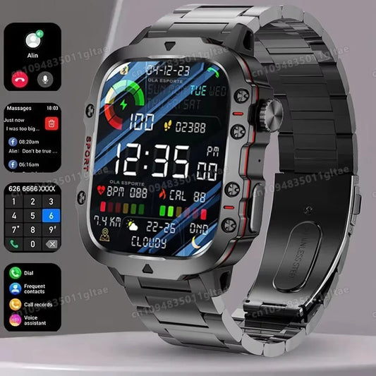 2026 New Military Smart Watch Men