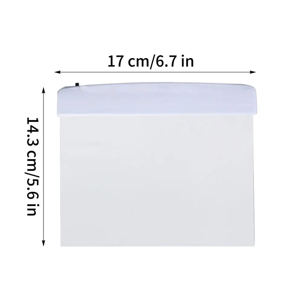LED Page Book Light Smart Book Page Illuminator Reading Lights Clear Flat Reading Lights for nighttime reading