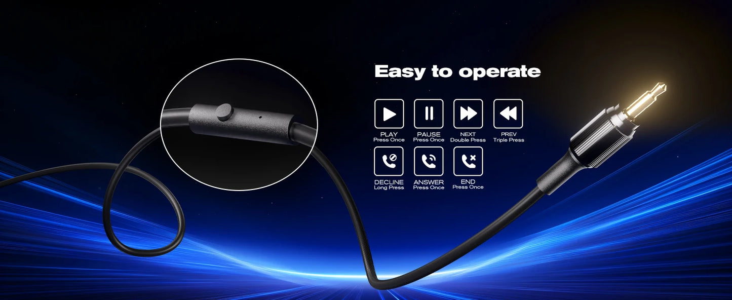 NUBWO Studio Headphones Wired