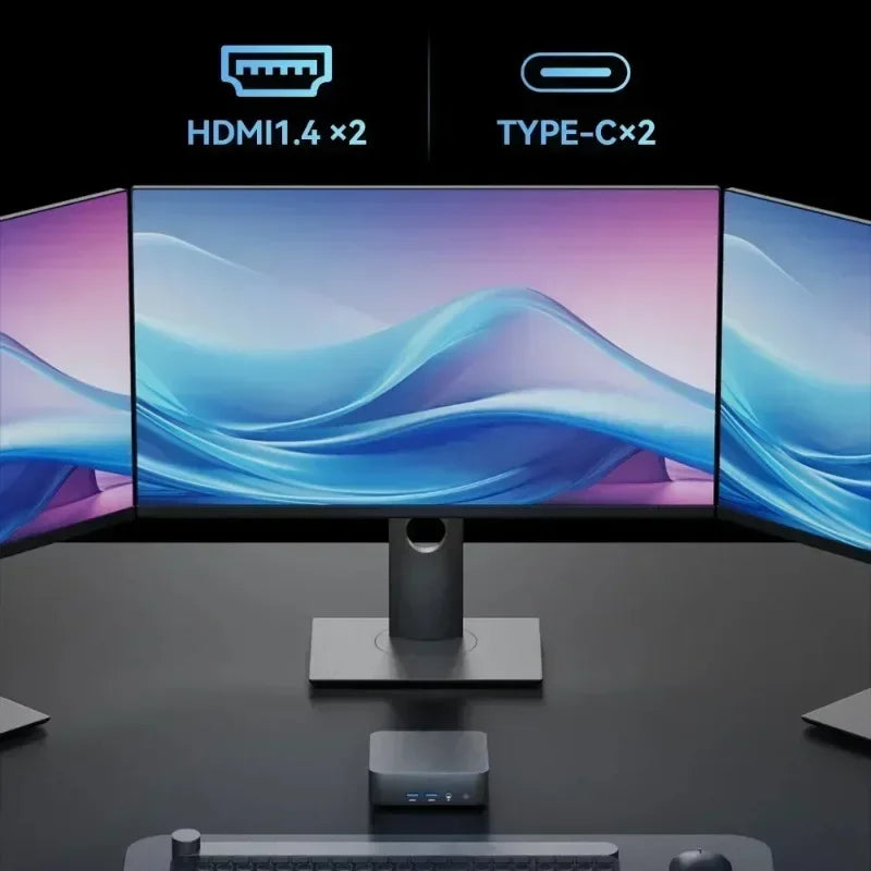 Intel i9-10980HK Strong Performance Mini PC 32GB Large RAM 1TB Fast SSD Win11 Pro 4K Gaming Office Household Computer