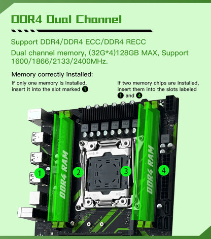 MACHINIST X99 Motherboard Kit Setup