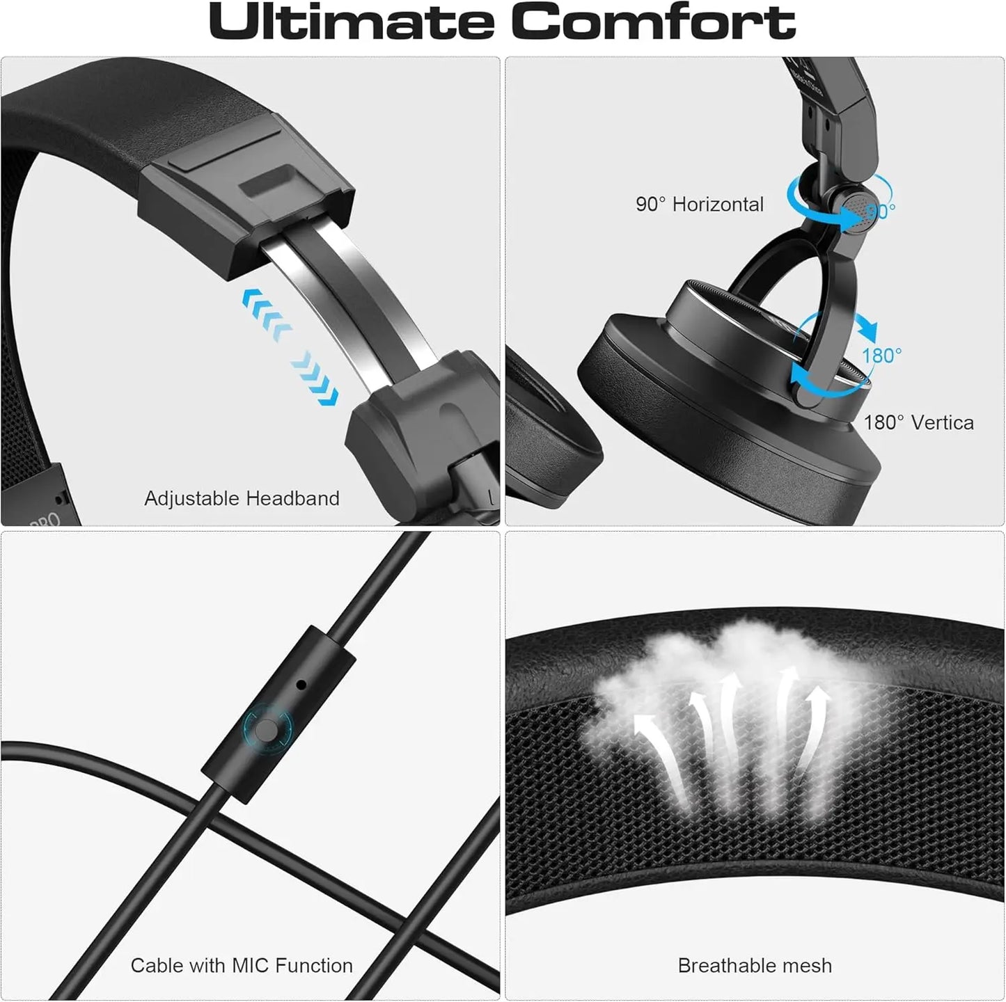 Studio Headphones DJ Headphones